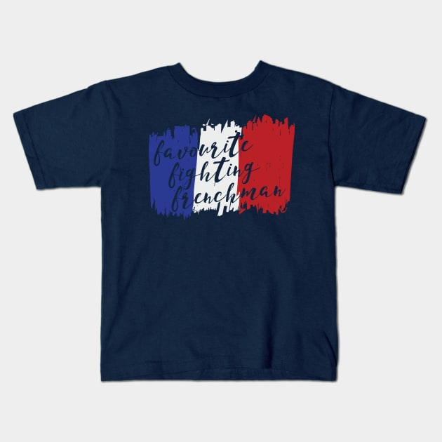 Favourite Fighting Frenchman Kids T-Shirt by savvymavvy